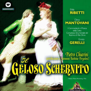 Chiarini, Il geloso schernito, Gerelli 1956 (Ribetti, Mantovani) — pochette