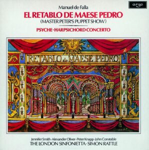 Falla : El retablo de maese Pedro (Rattle, 1980)